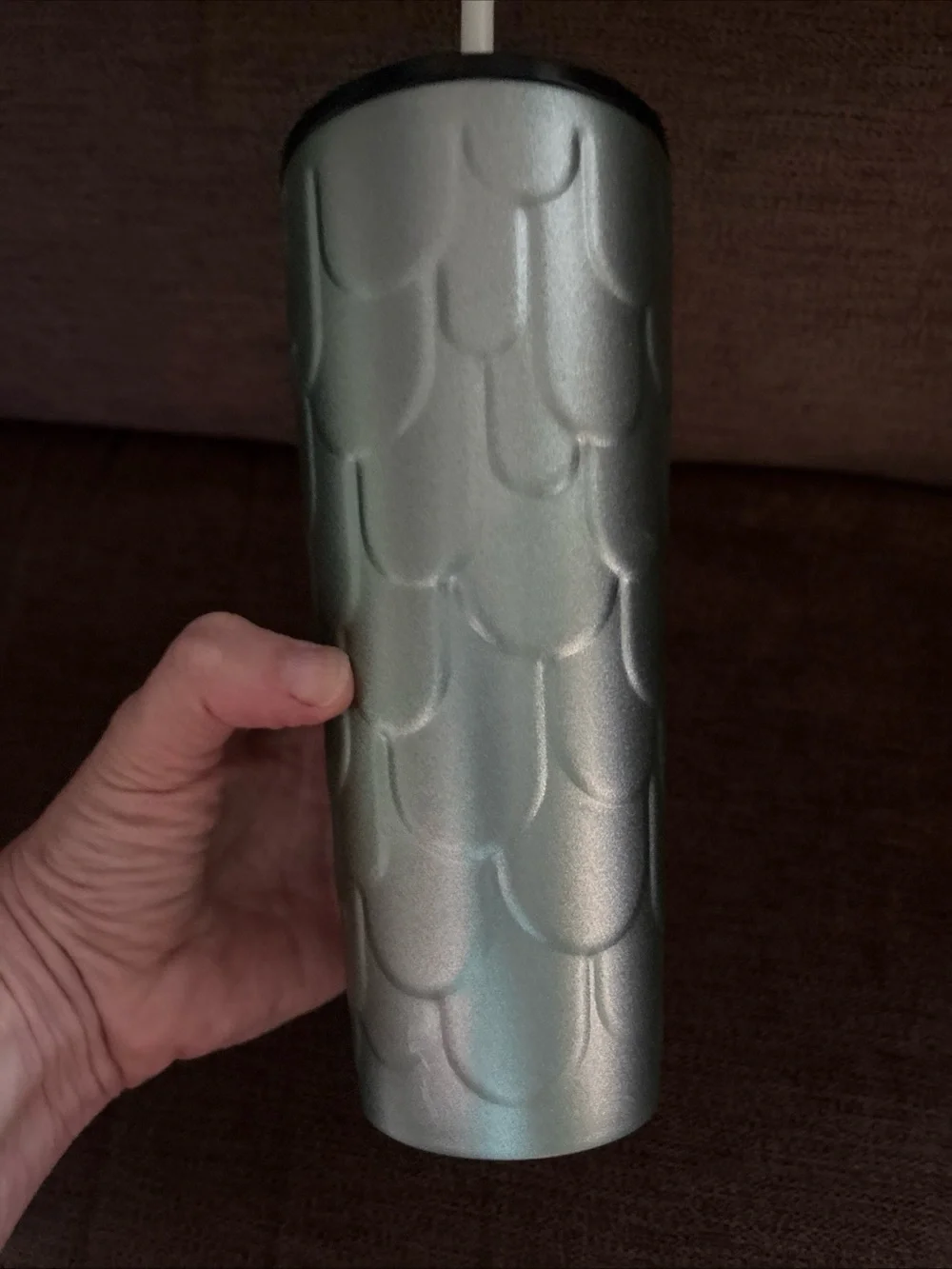 Starbucks 2022 Stainless Steel Mermaid Scales 24oz Spring Tumbler Cold Cup new